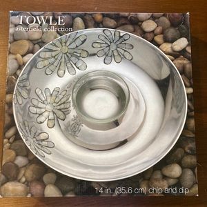 Towle Asterfield a Collection Chip and Dip Bowl